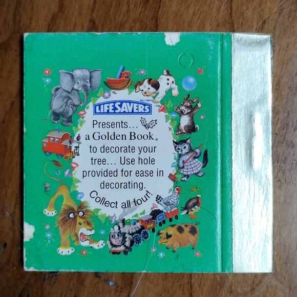 🎄 1987 Mini Book Ornament 📖 The Night Before Christmas 🍬 Golden Books - Picture 2 of 12